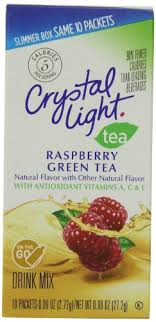 Crystal Light On The Go Green Tea Raspberry 10 Count Boxes Pack Of 12 Fdfdfwerqrerqq