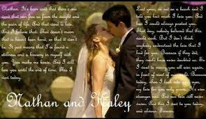 Haley And Nathan S Wedding Vows Naley How To Memorize Things One Tree Hill Quotes