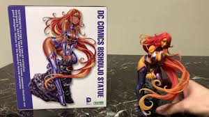 Starfire (DC comics) Teen Titans Kotobukiya Figure review - YouTube