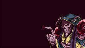 Overlord Anime Ainz Ooal Gown Skull Anime 4k Wallpaper Hdwallpaper Desktop Skull Wallpaper Anime Wallpaper Anime Wallpaper Phone