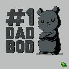 If You Ve Got It Flaunt It This Black Bear Has A 1 Dad Bod Do You Rock This Grey Shirt Only At Teeturtle Com Cute Cartoon Drawings Dad Drawing Teeturtle