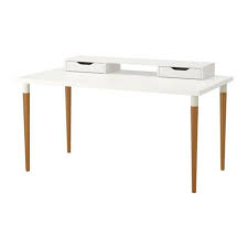 Linnmon Hilver Table White Bamboo 59x29 1 2 Ikea Ikea Table Ikea Linnmon Desk