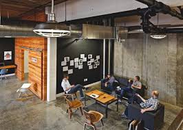 Managers Here S A Primer For Creating The Perfect Productive Office Slideshow Industrial Office Design Cool Office Space Office Interiors