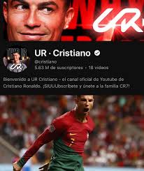 El comandante Cristiano Ronaldo abrió su canal de YouTube y ya acumula más  de 5 millones de suscriptores en menos de 12 horas. El mejor jugador del  mundo invitó a sus fans