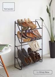 We have a range of styles and types, including shoe racks that you can stack on top of each other to make even more space and shoe boxes to keep your shoes dust free. Frame 4 Tier Slim Angled Shoe Rack Slim Shoe Rack Industrial Shoe Rack Shoe Rack Design Ideas