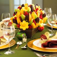 Apparecchiare E Decorare La Tavola Decoration Table Composition De Fruits Compositions Comestibles