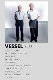 Sure, twenty one pilots and regional at best were quite amazing, underrated albums, but this is where they began to rack in the popularity. Vessel Minimalist Poster In 2021 Twenty One Pilots Albums Twenty One Pilots Poster Vessel Twenty One Pilots