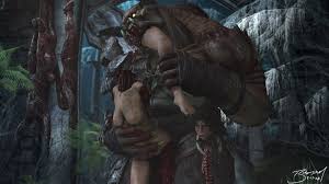 Lara Croft's desperate struggle