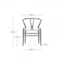 Wood furniture can be polished periodically with a soft cloth to restore shine and luster. Hans Wegner Style Wishbone Chair In Natural Wood Cult Furniture