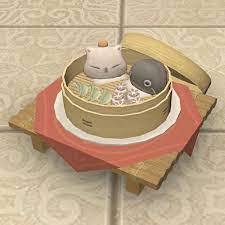 The flowers can be dyed any color. Basket Of Steamed Buns Ffxiv Housing Tabletop