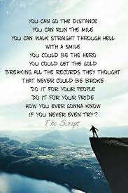 Hall Of Fame The Script Music Quotes Lyrics Song Lyric Quotes Inspirational Songs