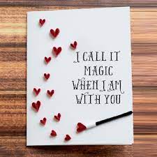 Beautiful Handmade Valentines Day Card Birthday Cards For Boyfriend Birthday Cards Diy Valentines Cards Valentines day gift ideas for boyfriend long distance 2021.