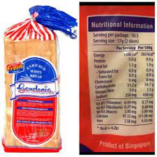 There are 93 calories in a slice of kingsmill 'tasty' wholemeal medium sliced bread, 186 calories in two slices. Breads Breads