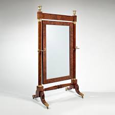 Whether your in need of a custom frameless shower, shower doors, custom mirrors, custom tabletops, glass replacement. Duncan Phyfe Important Bronze Mounted Mahogany Cheval Dressing Mirror C 1820