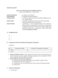 — k13 merupakan rencana pembelajaran pada suatu mata pelajaran. Model Format Rpp K 13 Revisi Permendikbud No 22 Tahun 2016