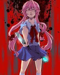 Mirai Nikki Yuno Mask By Digitalaurora In 2021 Yuno Mirai Nikki Mirai Nikki Mirai Nikki Future Diary