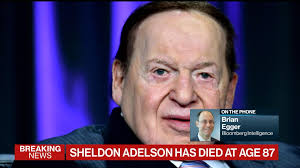 It is with unbearable pain that i announce the death of my husband, sheldon g adelson, of complications. Kco5vcqfgq07fm
