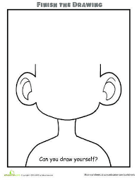 This finish the drawing running worksheet is a great artistic exercise for kids. Finish The Drawing Can You Draw Yourself Worksheets 99worksheets
