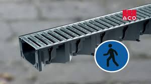 Channel drain, trench drain, 5 nds channel drain, across driveway. How To Install Aco Hexdrain Drainage Channels Tutorial Youtube