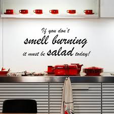 salad wall sticker kitchen quotes