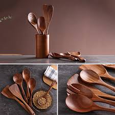 Free shipping on all orders $35+. Amazon Com Kitchen Utensils Set Nayahose Wooden Cooking Utensil Set Non Stick Pan Kitchen Tool Wooden Cooking Spoons And Spatulas Wooden Spoons For Cooking Salad Fork