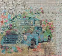 At the first one there was a workshop day for laura heine collage quilt pattern projects begun in a class a week earlier. Laura Heine