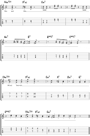 Autumn Leaves Jazz Guitar Chords
