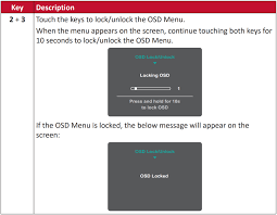 Dec 01, 2019 · my setting key, on the back of monitor, seems to be locked. How To Set Power Lock And Menu Lock Online Support Center