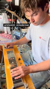 hope you see this @mjlenderman … wristwatch by mj lenderman #pedalsteel  #riffoftheday