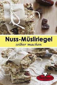 Nuss Musliriegel Inspiriert Von Kuchenmeister Rezept Musliriegel Lebensmittel Essen Rezepte