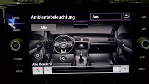 1097 empfohlen von vitjawolf am: Vw Golf 7 Ambientebeleuchtung Plus Carat Garage
