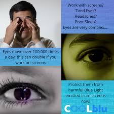 Your Eyes Make Over 100 000 Movemnts A Day Using Screens Can Double The Daily Movements Your Eyes Make Wearing Coolblu Glasses Reduces The Harmful Effects Of
