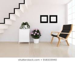 White Room With A Armchair Living Room Interior Scandinavian Interior Design 3d Illustration Illu Living Room Interior Arm Chairs Living Room Room Interior