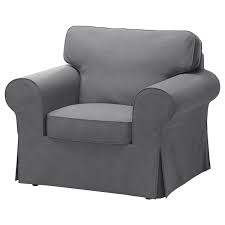 ektorp chair cover nordvalla dark gray ikea in 2020 ikea chair cover arm chair covers ikea ektorp