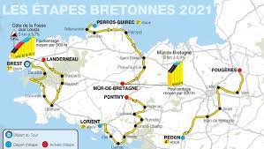 Mis helemaal niets van de tour de france 2021 via sporza.be. Tour De France Quelles Communes Verront Passer Les Coureurs Dans L Ouest L Ete Prochain