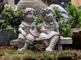 Wir entscheiden unabhängig und eigenständig, ohne politischen einfluss oder konzernvorgaben. Paar Auf Bank Als Gartenskulptur Steinfigur Fur Ihren Garten 40 Cm Asiastyle