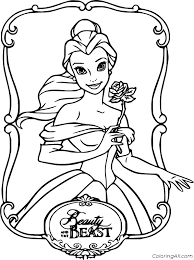 They contain characters and situations from the popular disney animated movie beauty and the beast if your lil' gal emotes to fairy tales, these are the best beauty and the beast coloring pages free printable you can print out and give her. Beauty And The Beast Coloring Pages Coloringall