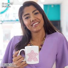 Pink Mandala Meeple Coffee Mugs