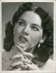 Ann Moore CBS Radio Personality . 1952 Vintage Press Photo Print