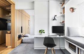 Mikro Wohnung Einrichten Weniger Ist Mehr In Dieser Einzimmerwohnung Wohnung Wohnung Einrichten Wohnung Einrichten Ideen