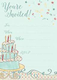 This birthday invitation card has been designed in neutral colors that can be used for both males and females. Free Printable Whimsical Birthday Party Invitation Template Birthday Party Invitations Printable Birthday Invitation Card Template Party Invite Template