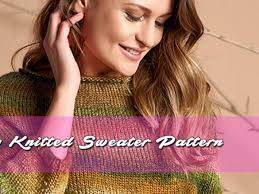 Easy Knitted Sweater Pattern for Women