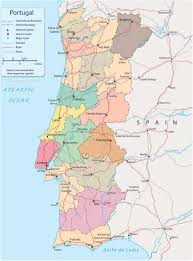 Confina a nord e a est con la spagna ed è bagnata a sud e a ovest dall' oceano atlantico. Portugal Political Map Political Map Of Portugal Southern Europe Europe