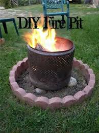 Use An Old Washer Dryer Drum For A Fire Pit Diy Fire Pit Fire Pit Garden Fire Pit