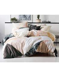 Sew your own duvet covers with these directions. Earthy And Elemental This Modern Geometric Duvet Cover Set Features An On Trend Colour Palette Of Soft Pink Apricot Grey Bed Linens Luxury Home Bedroom Bed