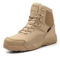 Amazon.com | AZXPROT Men's Military Tactical Boots, 6" Waterproof  Lightweight Combat Boots, Comfortable Non-slip Outdoor Desert Work Shoes |  ...