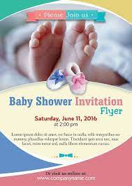 It can be used as postcard, flyer, invitation or ticket to the event. Baby Shower Flyer Template Photoshop Version Free Flyer Templates Baby Shower Invitations Diy Baby Shower Invitations Free Baby Shower Invitations