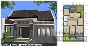 Desain Rumah Mewah 1 Lantai 4 Kamar Tidur Desain Rumah Minimalis