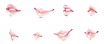 Draw three overlapping circles in an imaginary triangular area. Anime Face Drawing Lips Novocom Top