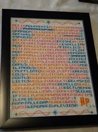 Harry Potter Cross Stitch Sampler Cross Stitch Patterns